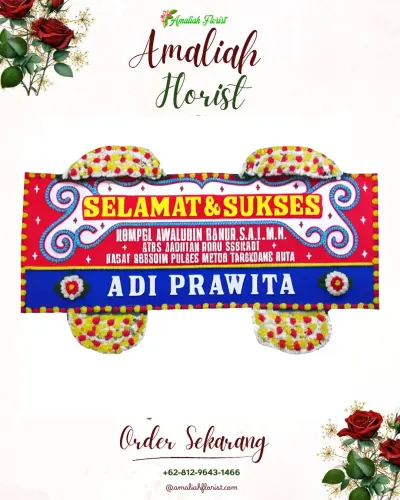 Karangan Bunga Ucapan Selamat di Sukamaju Kidul