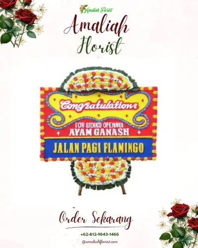 Bunga Papan Congratulation di Sukamaju Kidul